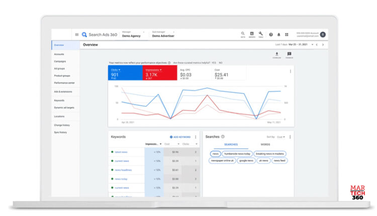 Google Launches Updated Search Ads 360 Management Platform for Performance Advertisers