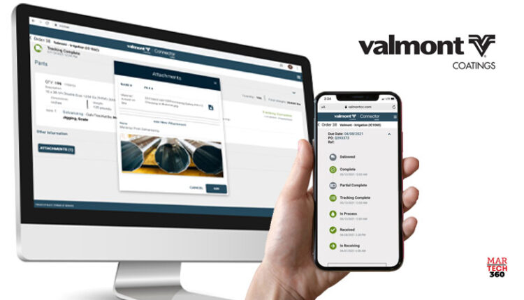 Valmont Transforms the Coating Industry with a Connected Customer Experience